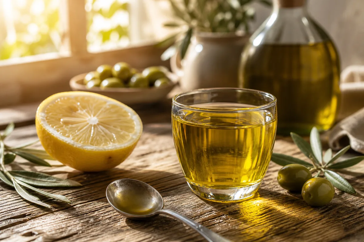Huile d'olive à jeun le matin : bienfaits et vérités